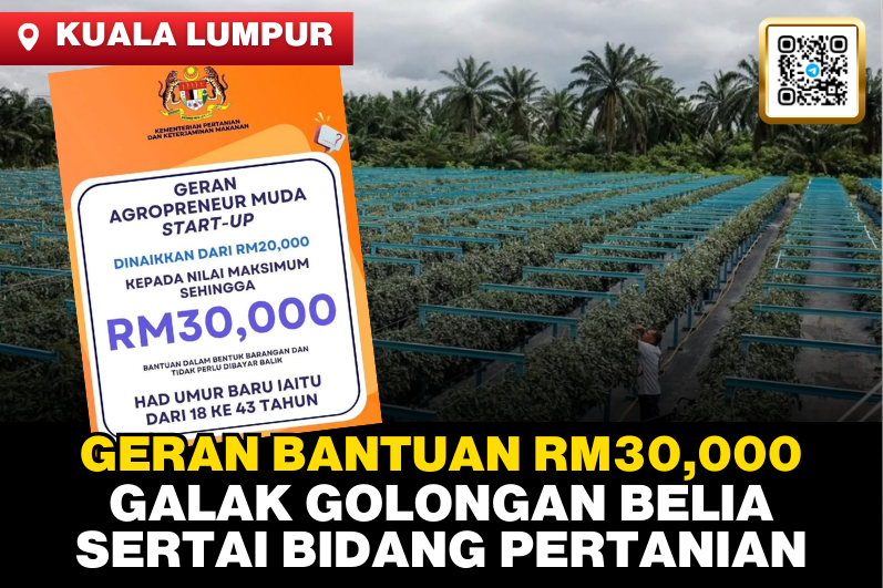 RM30,000 Startup Grant to Encourage Youth in Agriculture