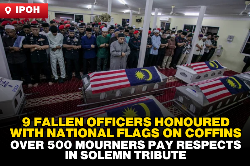 FRU Accident | Coffins Draped with National Flag as Over 500 Pay Final Respects to 9 Fallen Officers