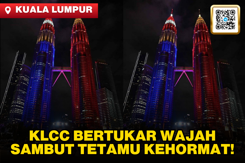 Xi Jinping's Visit to Malaysia | KLCC Lights Up in Honor of Chinese President’s Arrival